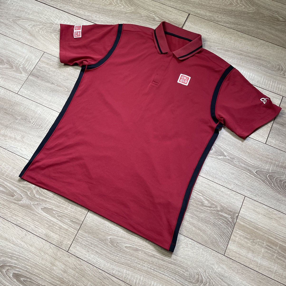 Uniqlo Uniqlo Novak Djokovic 2016 French Open Tennis Polo Shirt Size US L / EU 52-54 / 3 - 2 Thumbnail