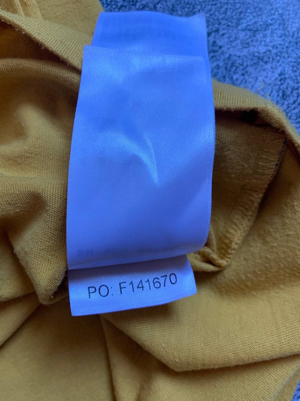 Fjallraven Fjällräven T-Shirt Yellow Logo Tee Men’s Cotton Size US M / EU 48-50 / 2 - 17 Thumbnail