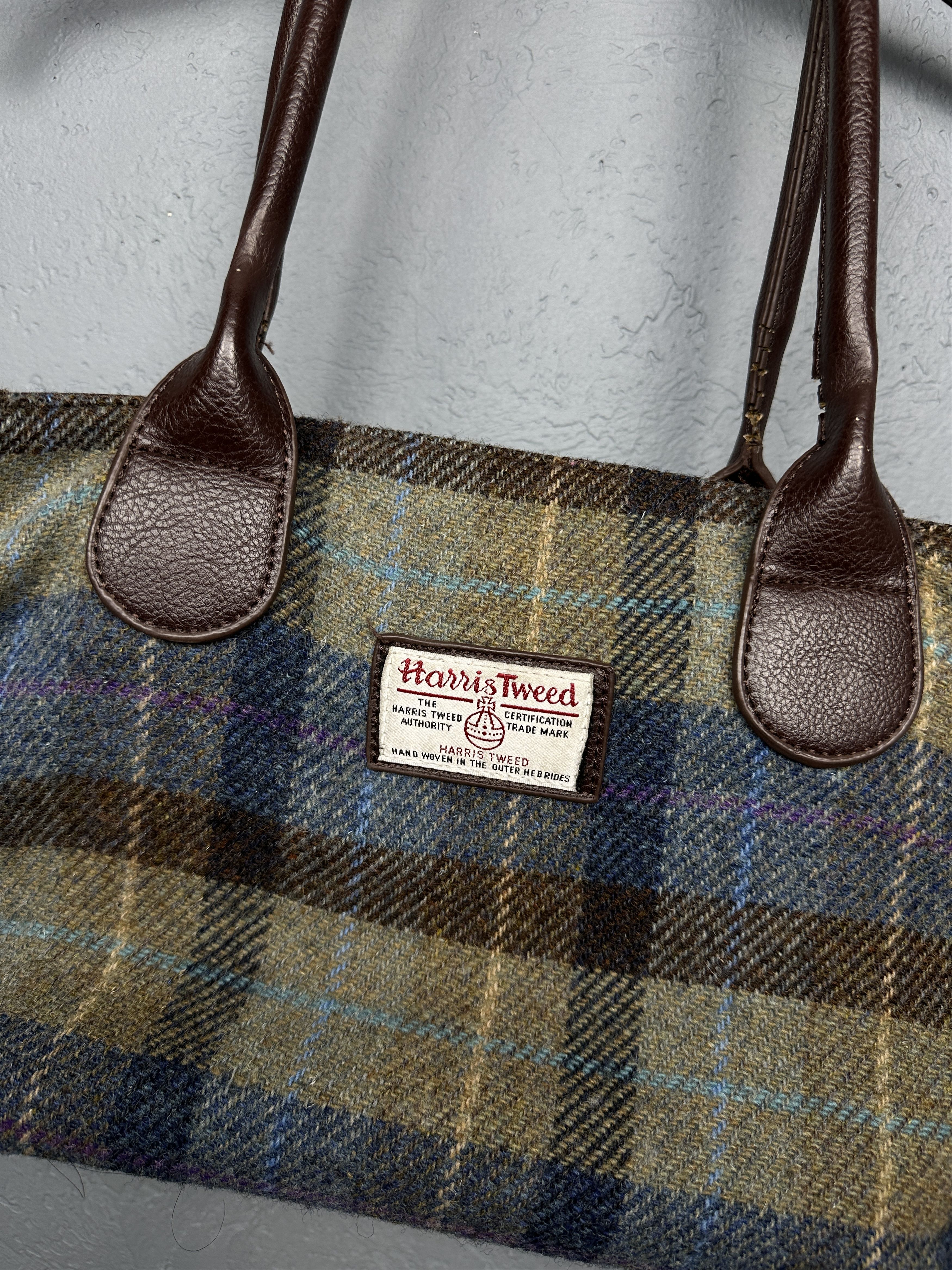 Harris Tweed Harris Tweed Glen Alpin Vintage Wool Handbag Bag Size ONE SIZE - 3 Thumbnail