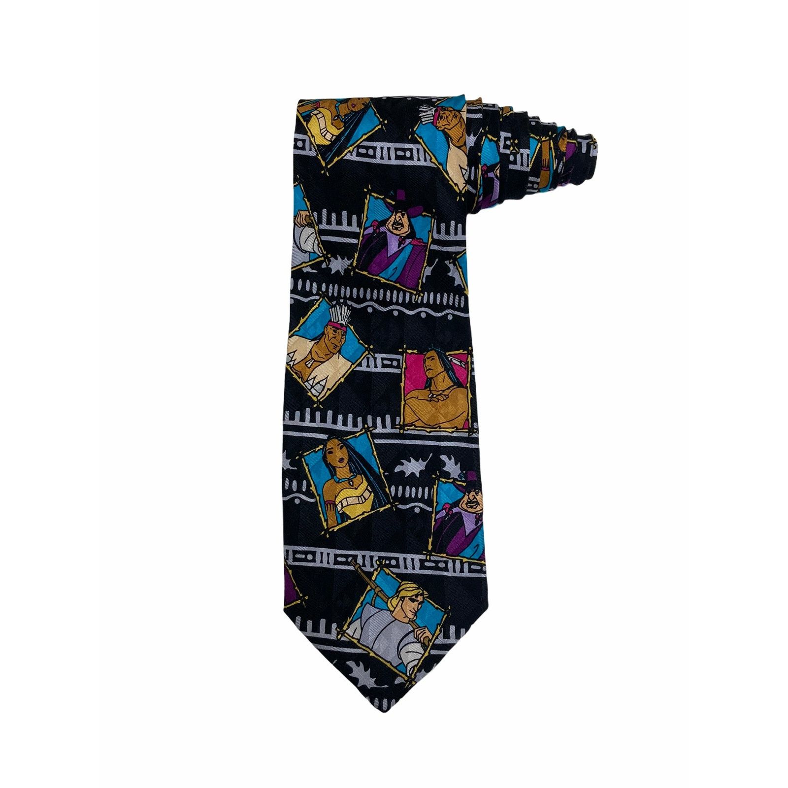Disney The Disney Store Pocahontas John Smith Novelty Necktie Size ONE SIZE - 1 Thumbnail
