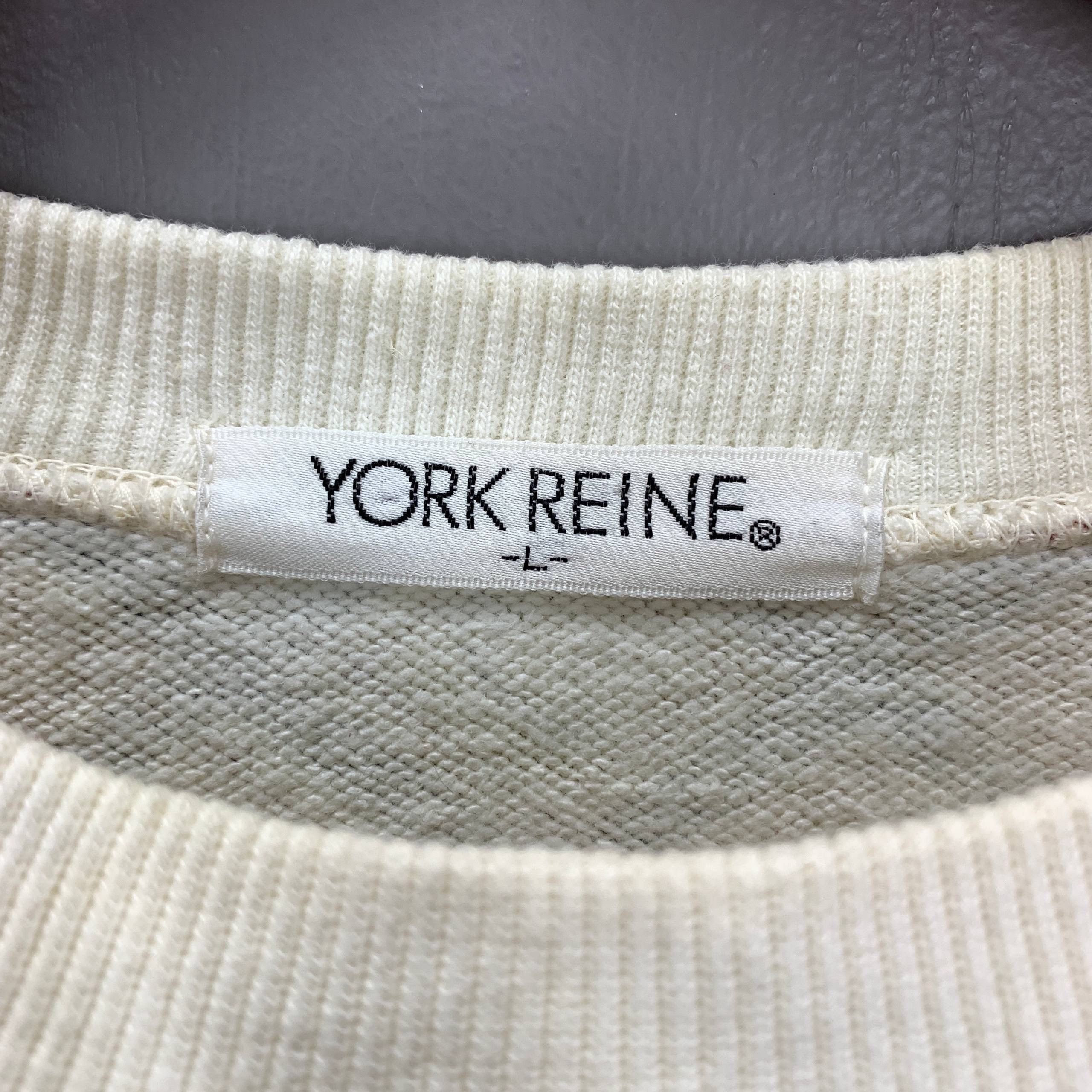 Japanese Brand Vintage YORK REINE Crew Neck Sweatshirt #2584/V Size L / US 10 / IT 46 - 5 Thumbnail