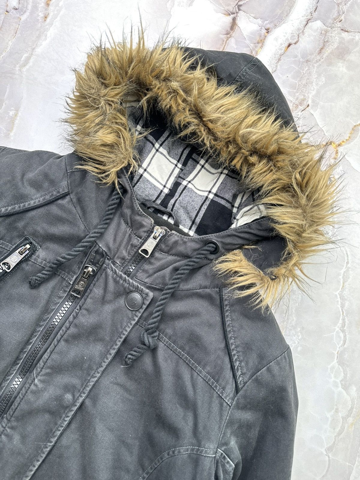Japanese Brand Vintage Jacket With Hood Size XL / US 12-14 / IT 48-50 - 5 Thumbnail