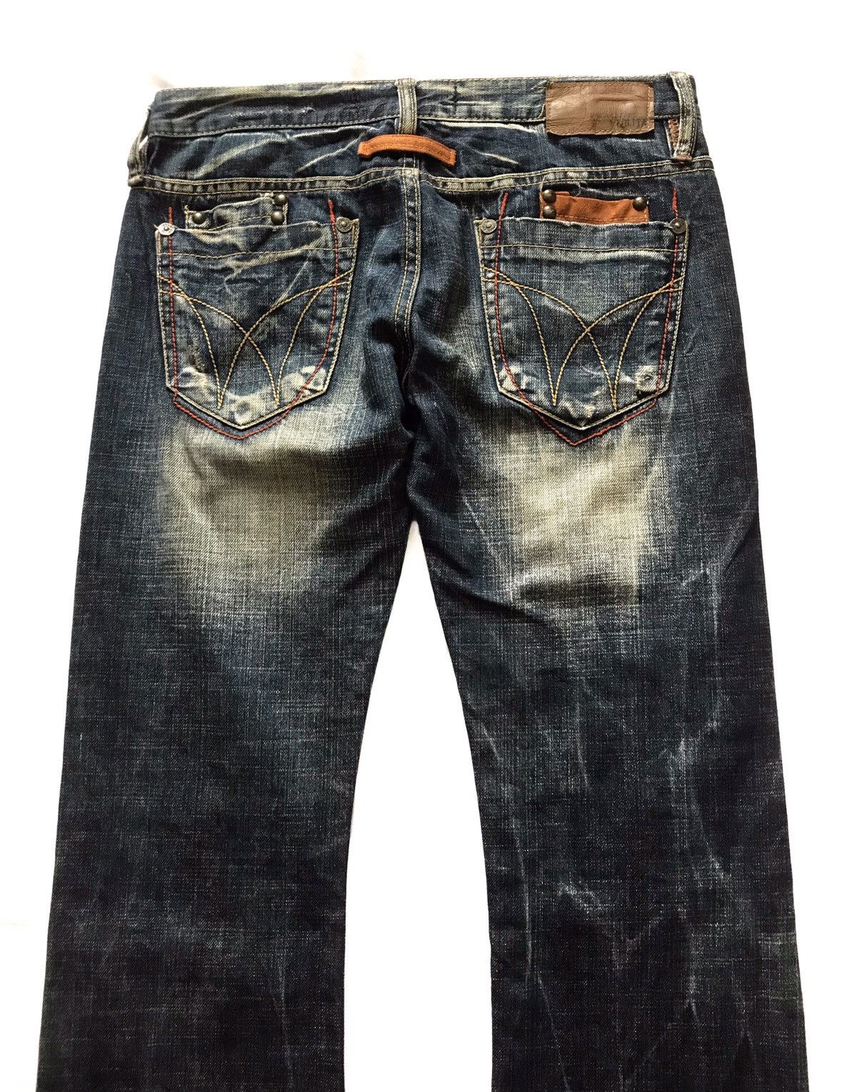 Beauty Beast × If Six Was Nine × Japanese Brand JAPANESE BRAND LOLITA FLARE DISTRESSED JEANS Size US 31 - 5 Thumbnail