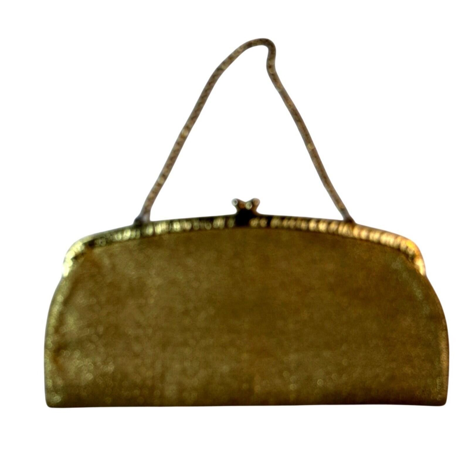 Other Vintage 1960s Gold Beaded Clutch Cadoro Evening Bag Retro Size ONE SIZE - 4 Thumbnail