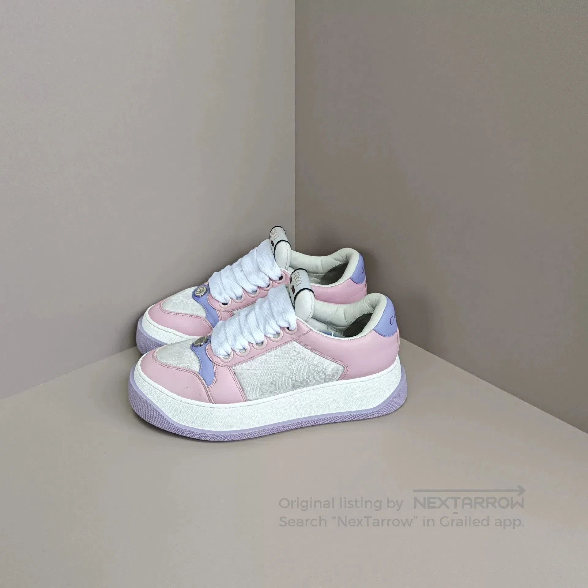 Gucci Gucci Women's Platform Dirty Sneakers. Size US 6 / IT 36 - 1 Thumbnail