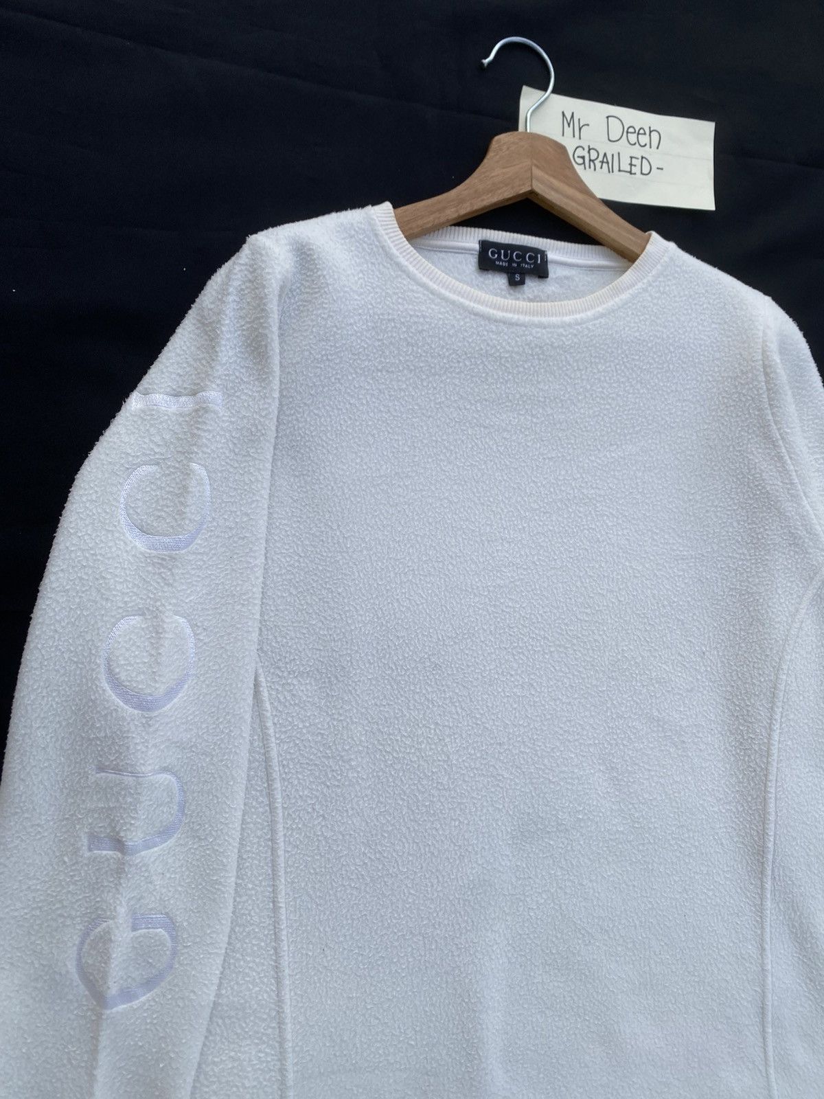 Gucci Rare Vintage GUCCI White Sweater Size US M / EU 48-50 / 2 - 7 Thumbnail