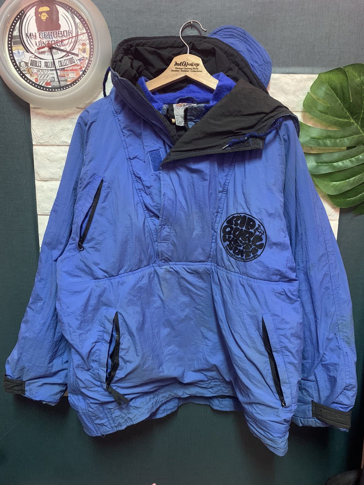 Ripcurl × Vintage VINTAGE!! Jacket Hoodies 90's RIPCURL Size US M / EU 48-50 / 2 - 1 Thumbnail