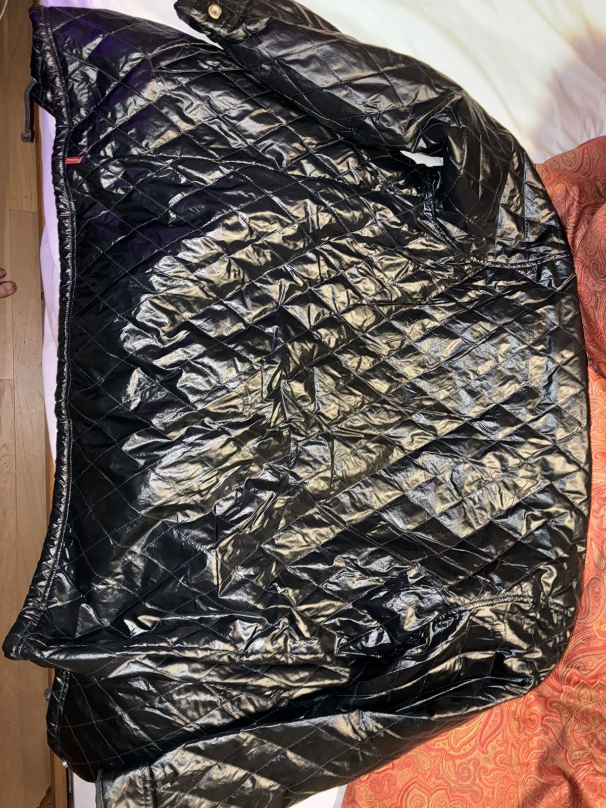Supreme Supreme Quilted Coaches Jacket (NAVY) Size US L / EU 52-54 / 3 - 6 Thumbnail