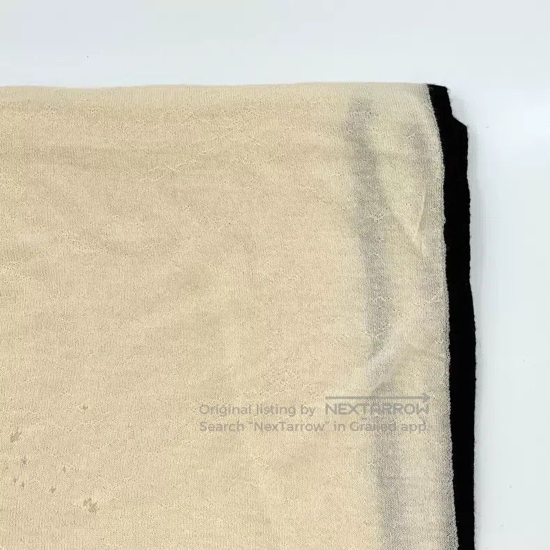 Chanel Chanel Beige double C embroidered cashmere scarf Size ONE SIZE - 2 Thumbnail