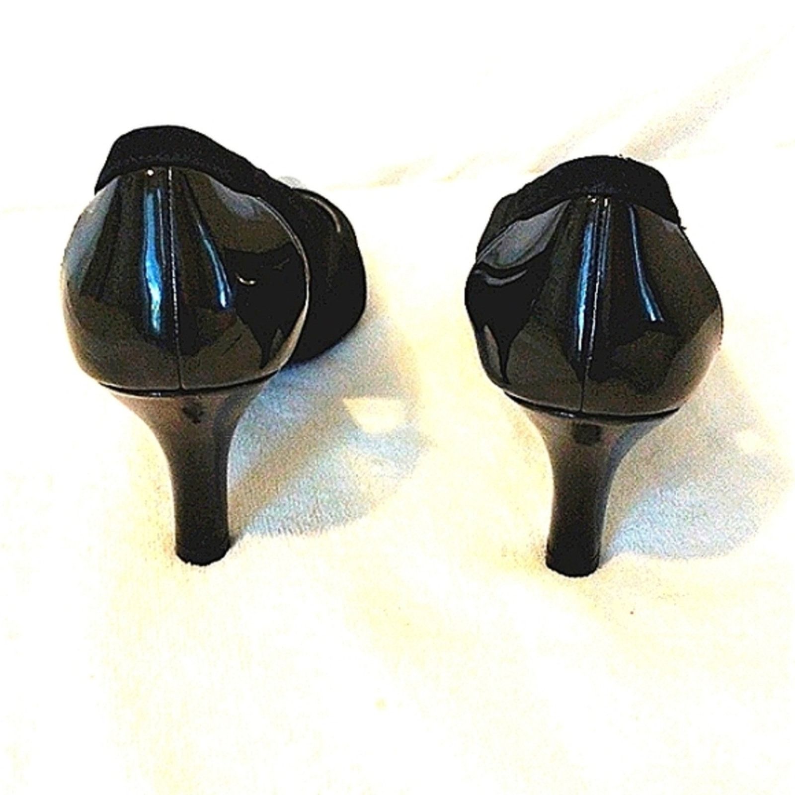 Other Life Stride Soft System Pumps Sz 9.5 BLACK Peekaboo Comfort Size US 9.5 / IT 39.5 - 6 Thumbnail