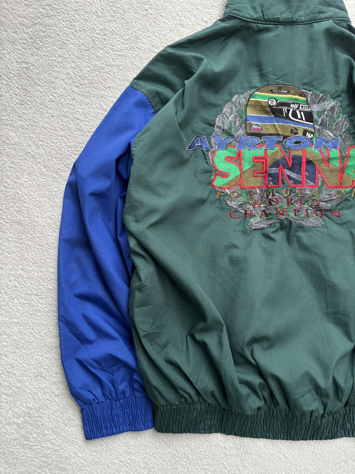 Formula 1 90s Aryton Sena- Formula 1 - Embroidered Bomber Jacket Size US M / EU 48-50 / 2 - 3 Thumbnail