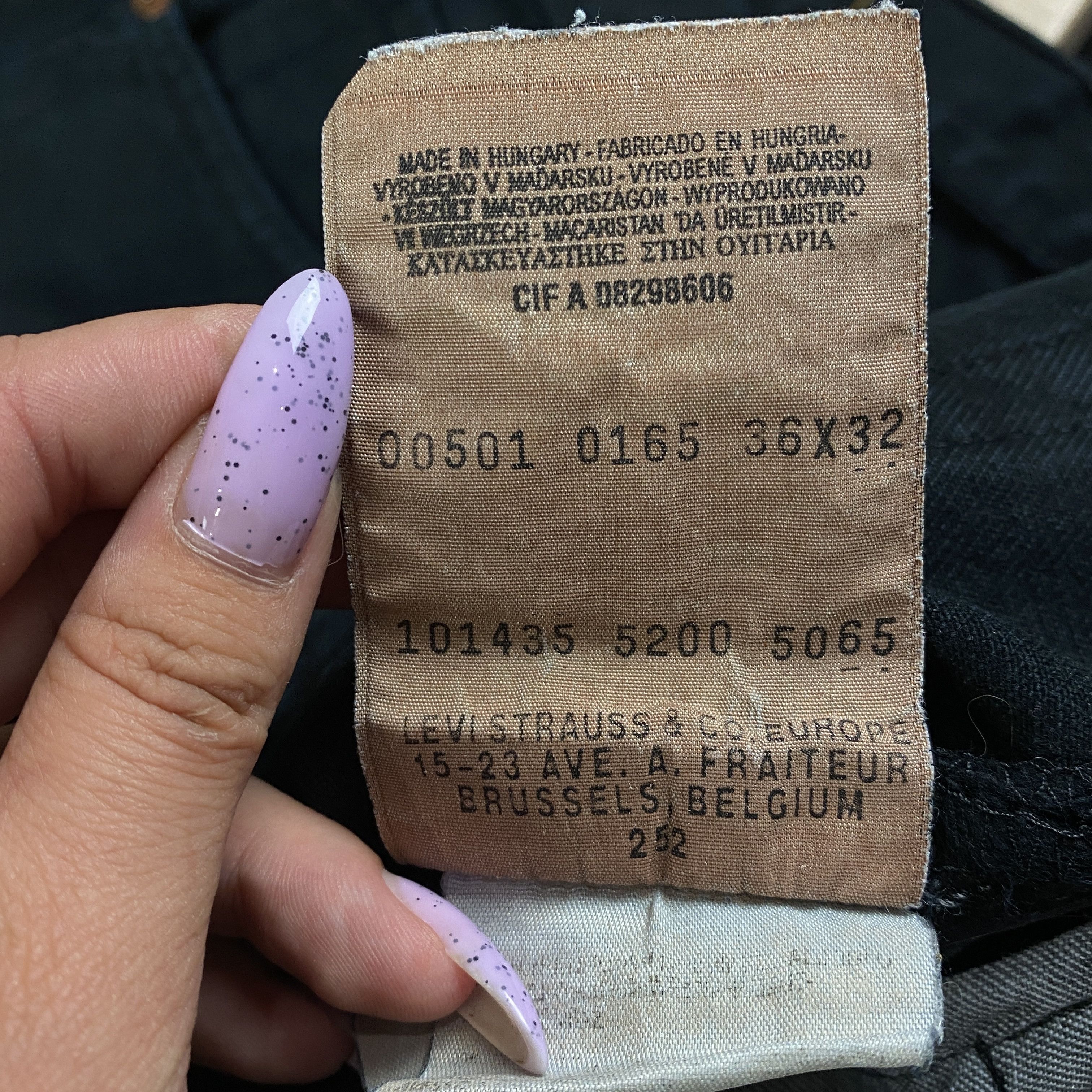Levi's × Levi's Vintage Clothing × Vintage Mens Jeans Denim Levis 501 Vintage Size 36 Size US 35 - 7 Thumbnail
