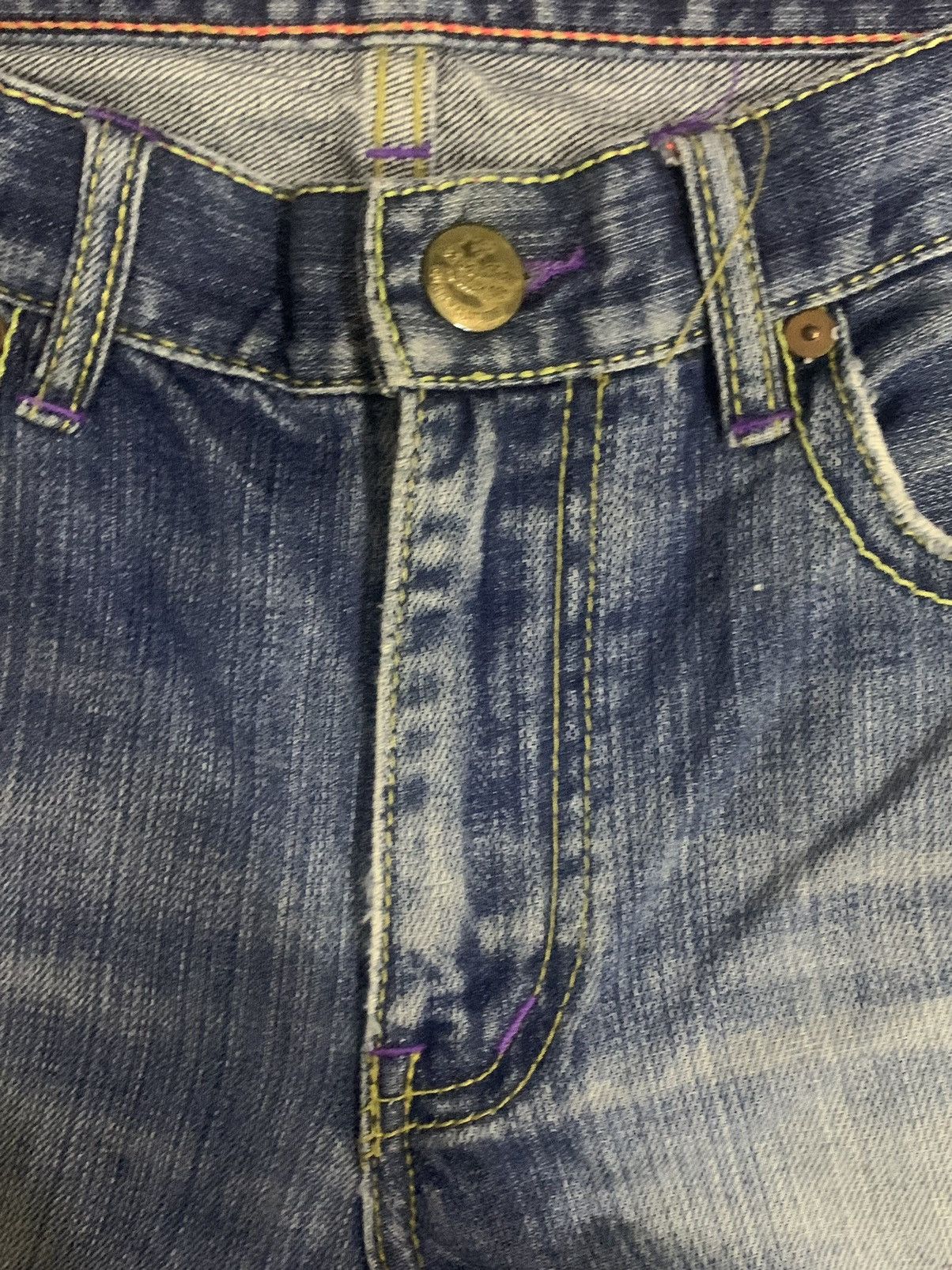 Kings Of Indigo × Takeo Kikuchi 💸Accept Offer💸 Takeo Kikuchi KOI Print Jeans Size US 30 / EU 46 - 11 Thumbnail