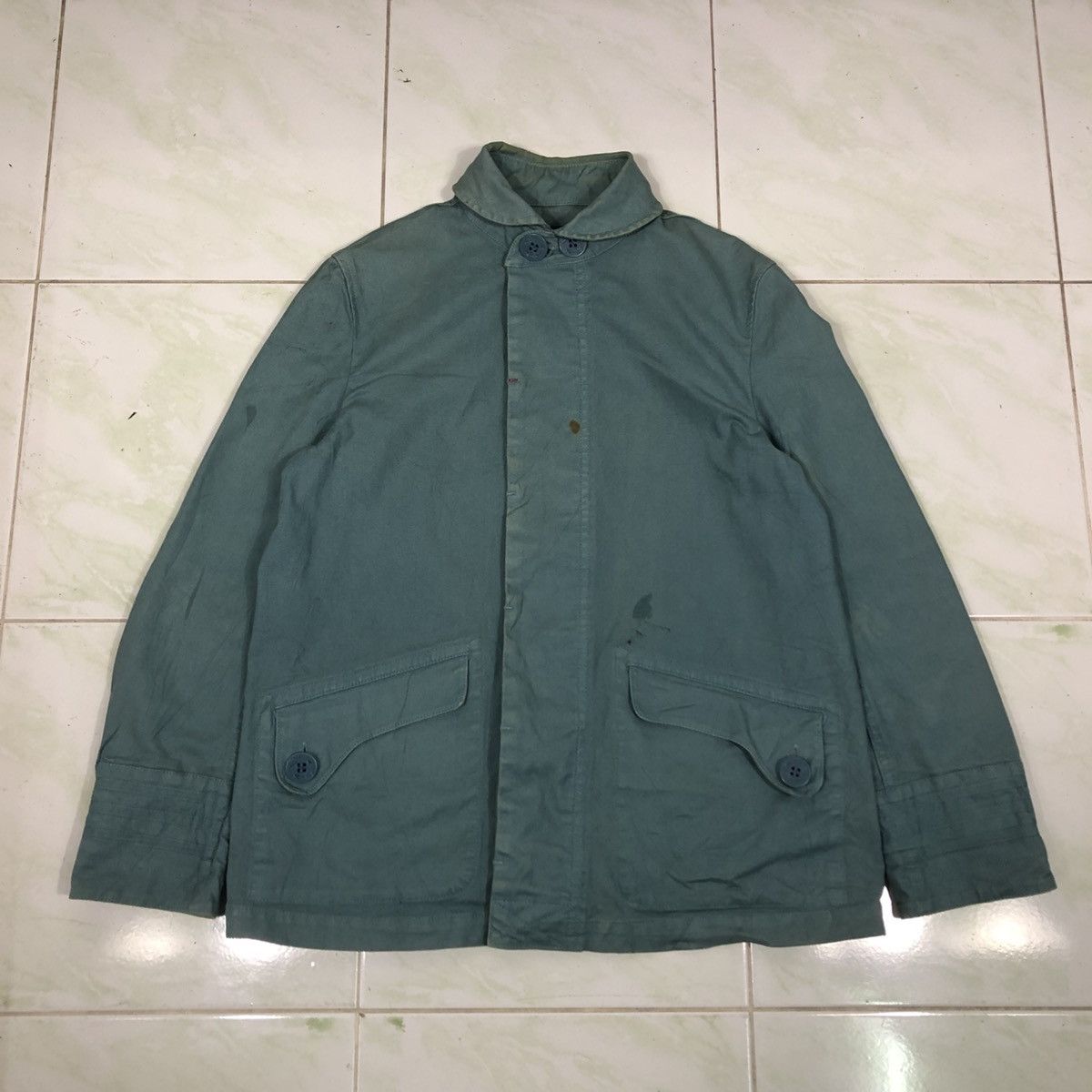 Toyo Enterprises 📌Vintage Chore Jacket Shawl Collar Ocean Union General Size US S / EU 44-46 / 1 - 1 Thumbnail