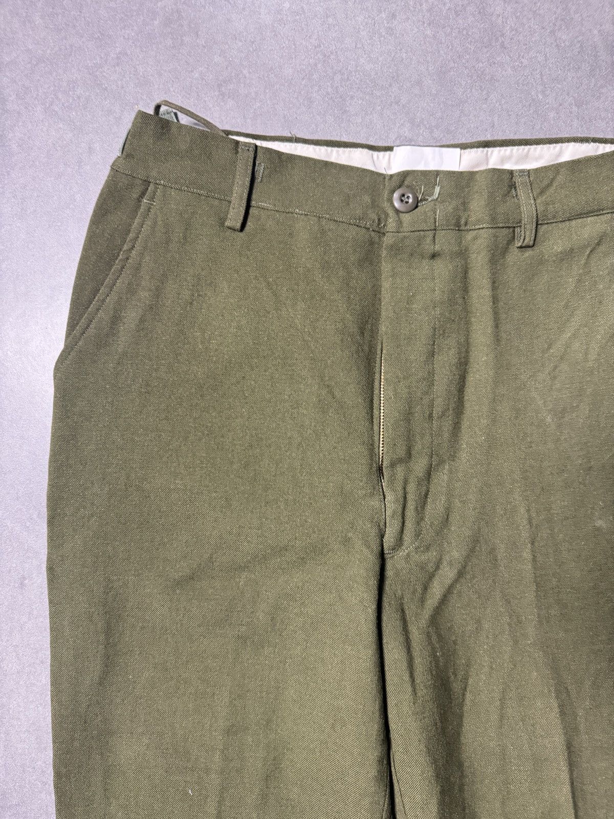 Vintage Vintage 70s US Military Wool Pants Size US 33 - 3 Thumbnail
