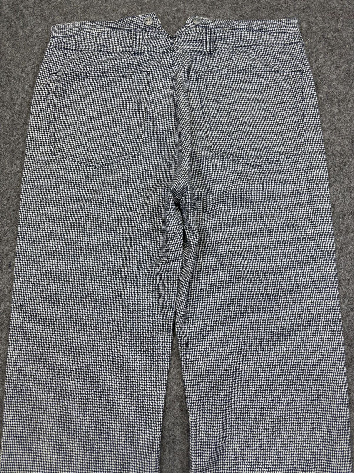 Japanese Brand Gaijin Made Fish Tail Houndstooth Pattern Pant F813 Size US 32 / EU 48 - 7 Thumbnail