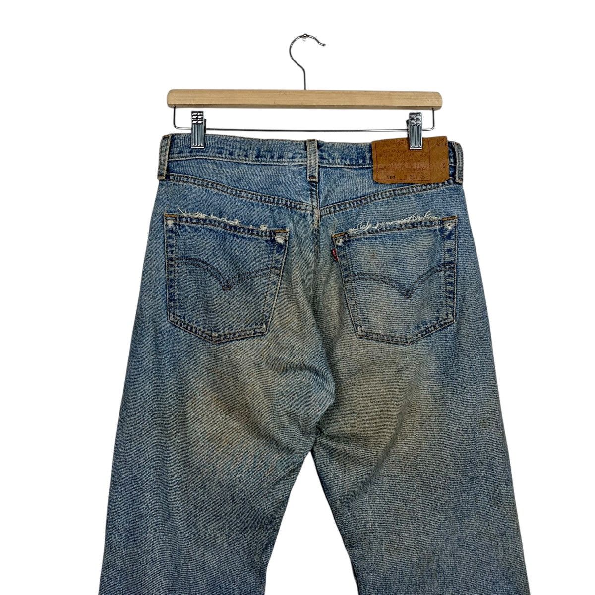 Levi's Vintage 90s Levis Lot 501 Distressed Denim Jeans Size US 30 / EU 46 - 9 Thumbnail