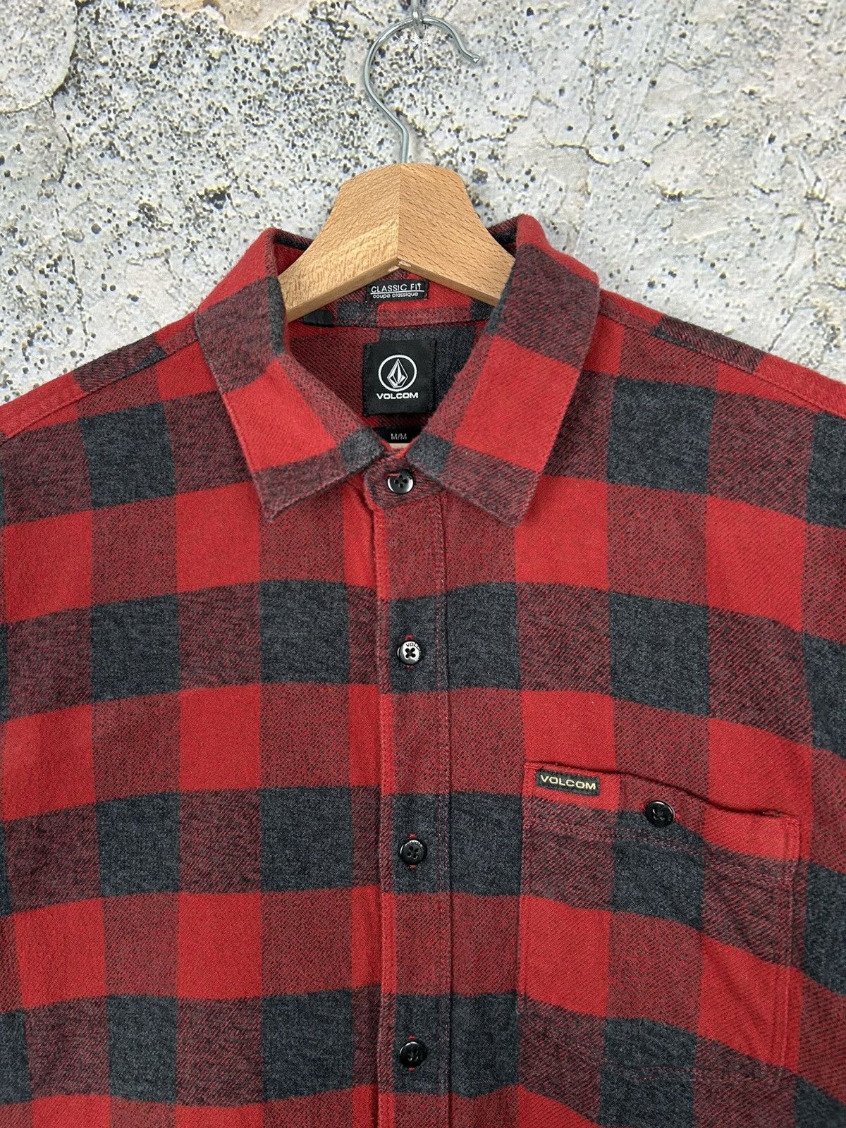 Volcom Volcom Flannel Tartan Black Red Shirt Skateboarding Timber Size US M / EU 48-50 / 2 - 3 Thumbnail