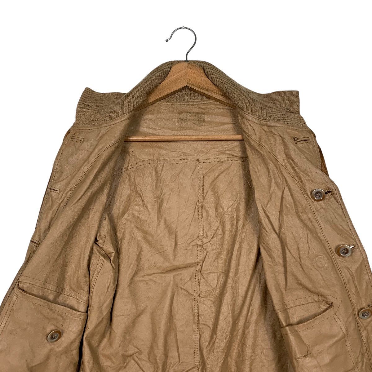 Japanese Brand Japanese Brand Reversible Leather Bomber Jacket Size S / US 4 / IT 40 - 12 Thumbnail