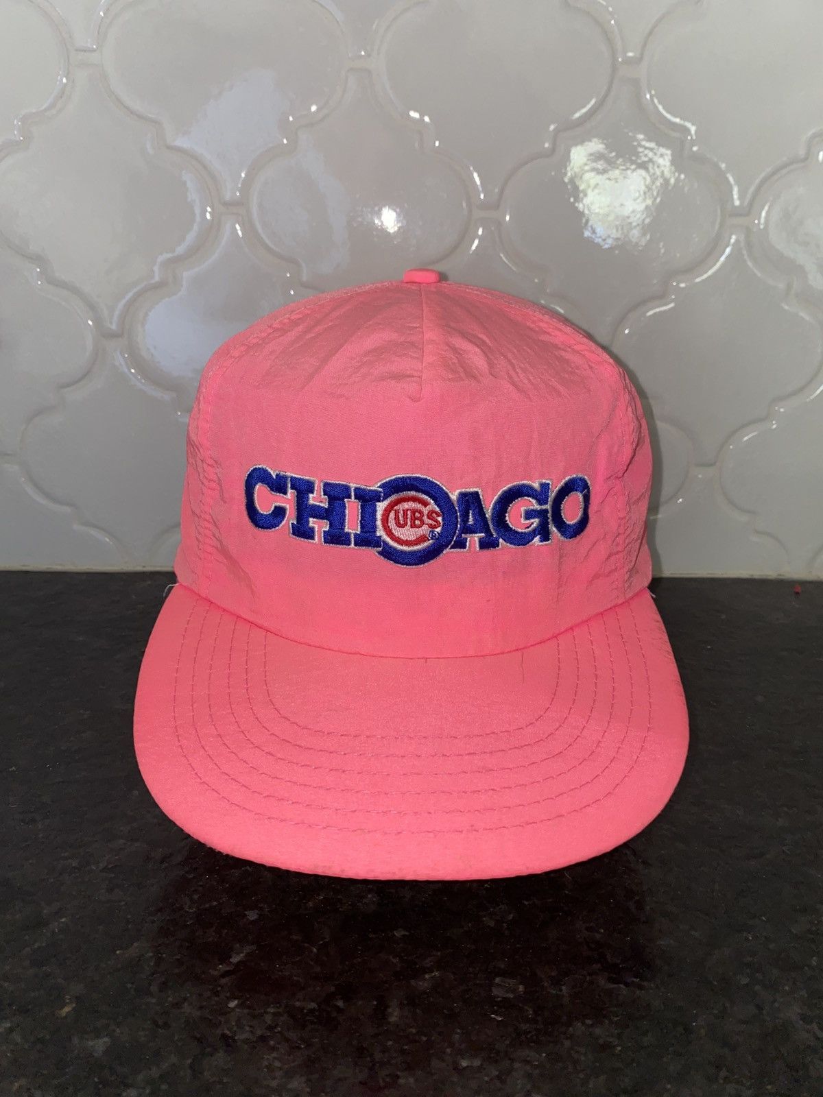 MLB Vintage 90s Chicago Cubs nylon logo snapback Size ONE SIZE - 1 Thumbnail