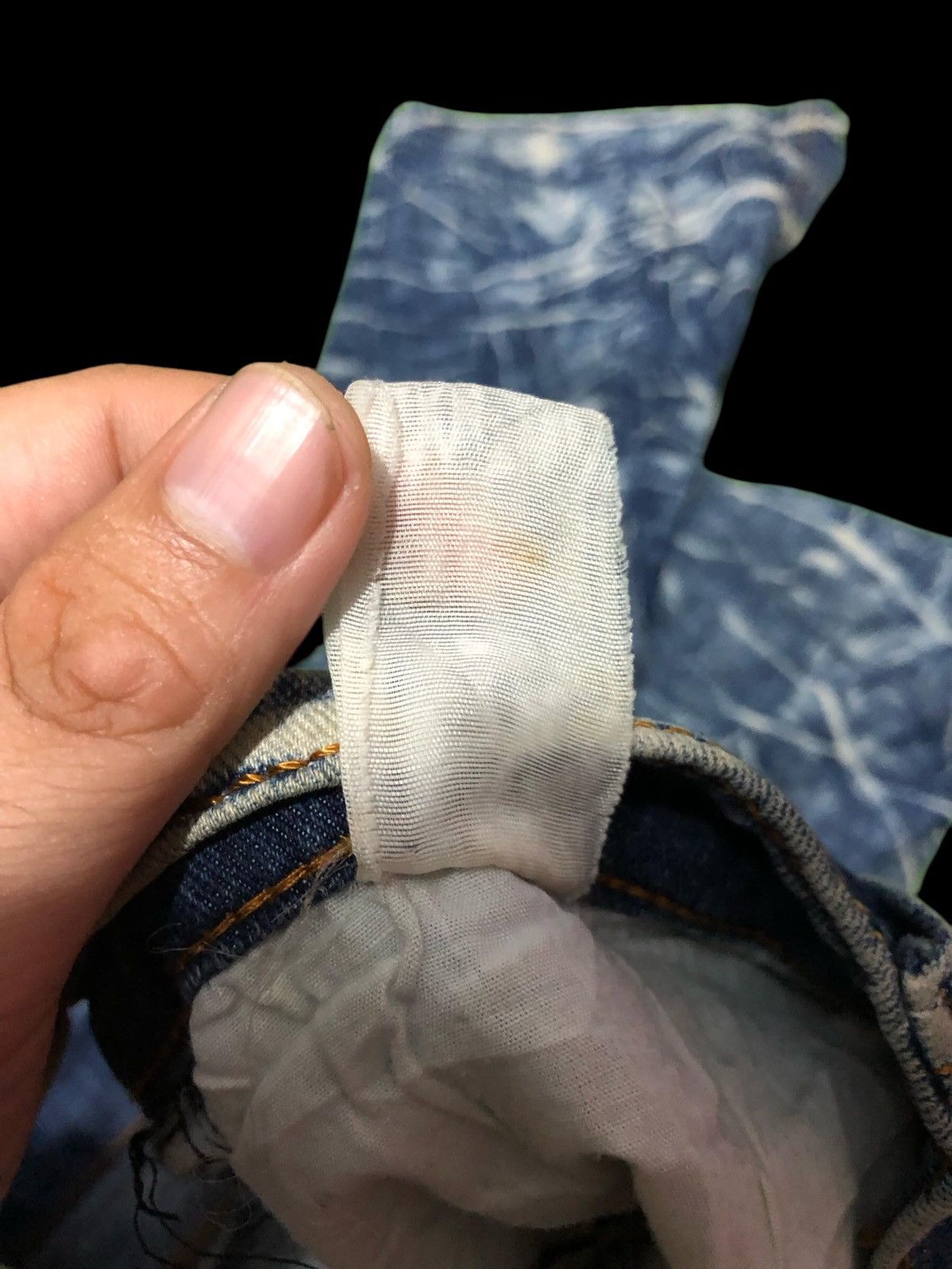Designer × Japanese Brand × Vintage ❤️‍🔥RARE ICE POINT EMBROIDERED LOGO ACID WASH DESIGN DENIM❤️‍🔥 Size US 36 / EU 52 - 10 Thumbnail