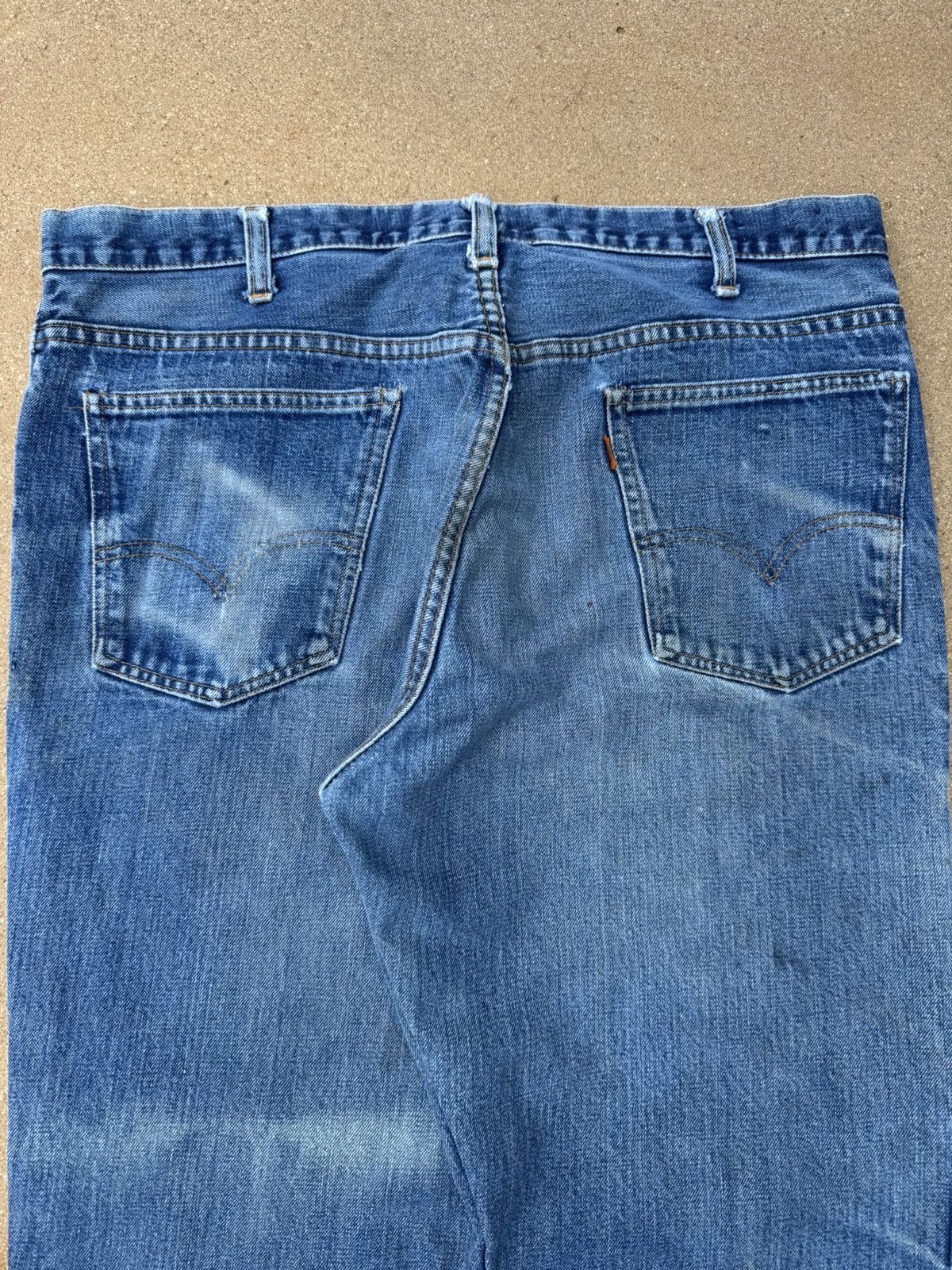 Levi's Vtg 70’s Levi’s 646 Orange Tab Bellbottom Flare Jeans 37x29 Size US 37 - 6 Thumbnail