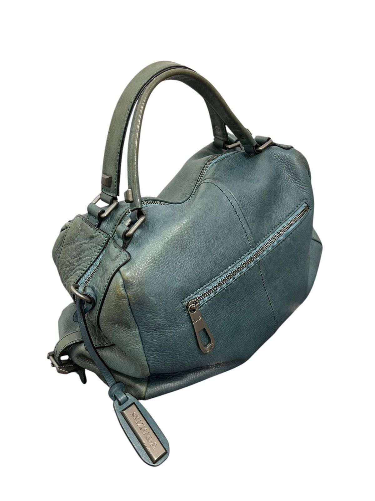 Japanese Brand Full Leather Sizyoa Boston Bag 1🟩2 Size ONE SIZE - 6 Thumbnail