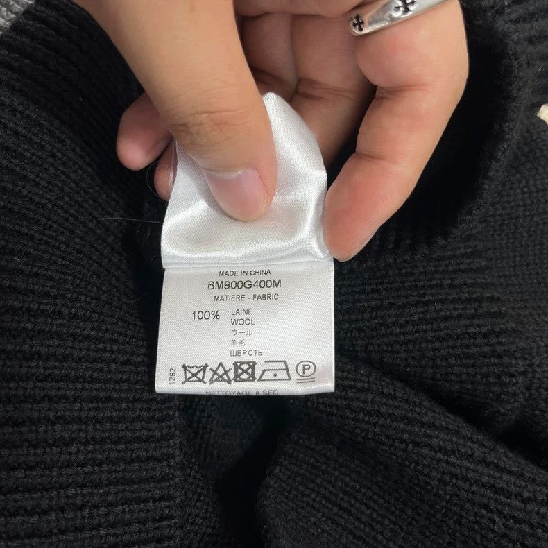 Givenchy Givenchy Blue Knitted Sweater Size US L / EU 52-54 / 3 - 4 Thumbnail