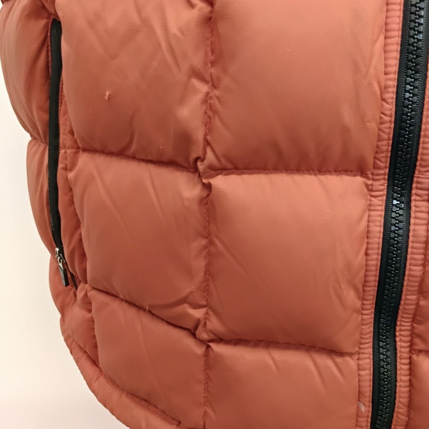 L.L. Bean L.L. Bean Down Puffer Vest Men's XLT Orange Black Stain Size US XL / EU 56 / 4 - 6 Thumbnail