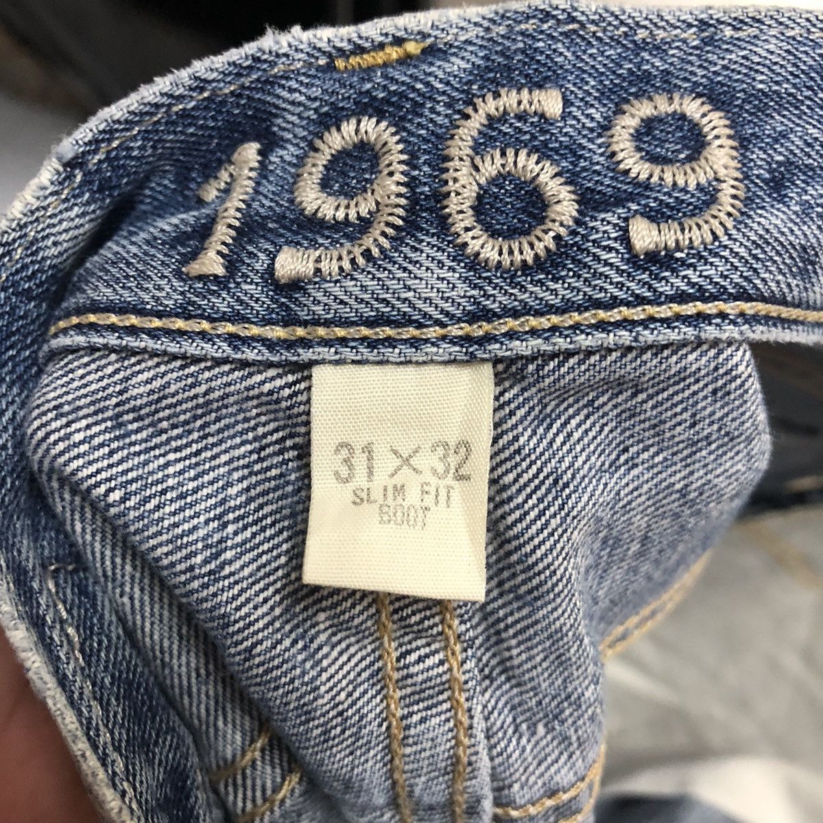 Other DL Gap slim fit body Blue Denim Pants #C172 Size US 31 - 20 Thumbnail