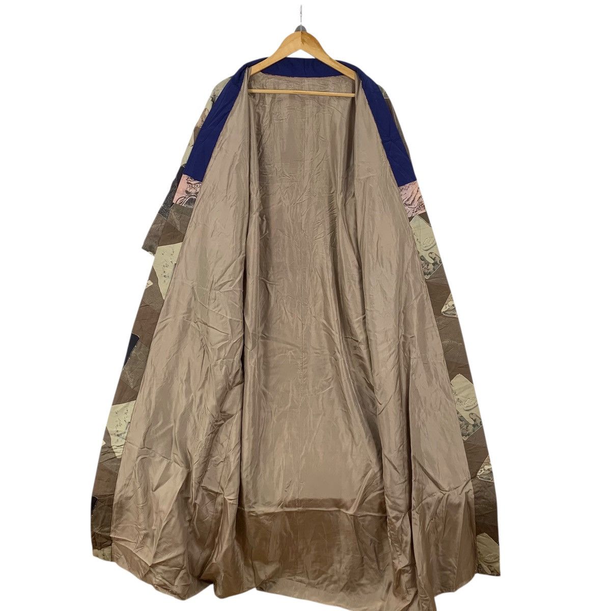 Vintage Vintage 70s KIMONO JAPAN TRADITIONAL Temple AOP Sukajan Coat Size L / US 10 / IT 46 - 5 Thumbnail