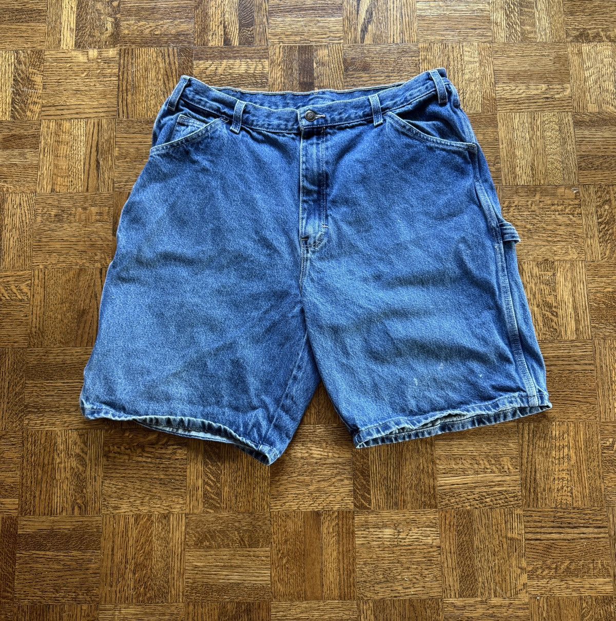 Dickies Vintage Dickies Carpenter Denim Jean Shorts Jorts Size US 36 / EU 52 - 2 Thumbnail