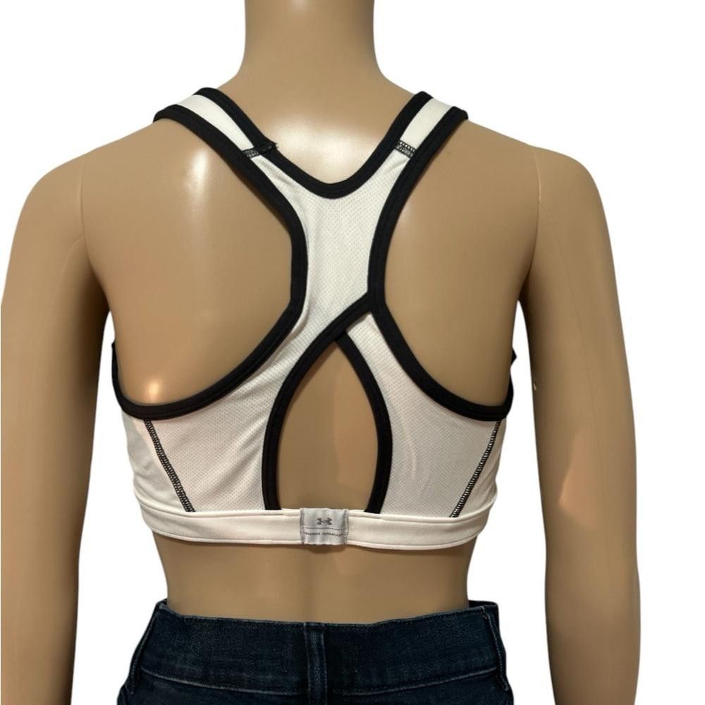 Under Armour Under Armour Women's White Sports Bra Size ONE SIZE - 3 Thumbnail