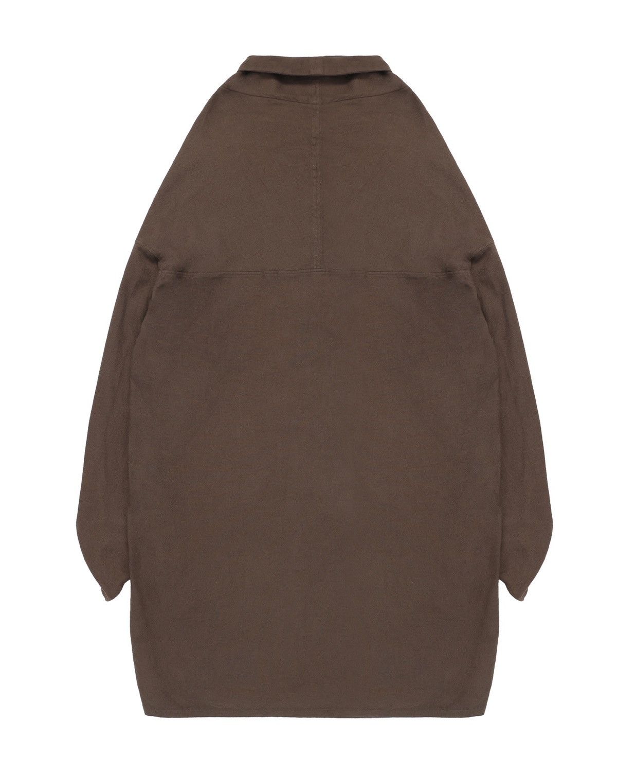 Yohji Yamamoto Y’s Yohji Yamamoto Brown Oversized Long Shirt Coat Size US S / EU 44-46 / 1 - 2 Thumbnail