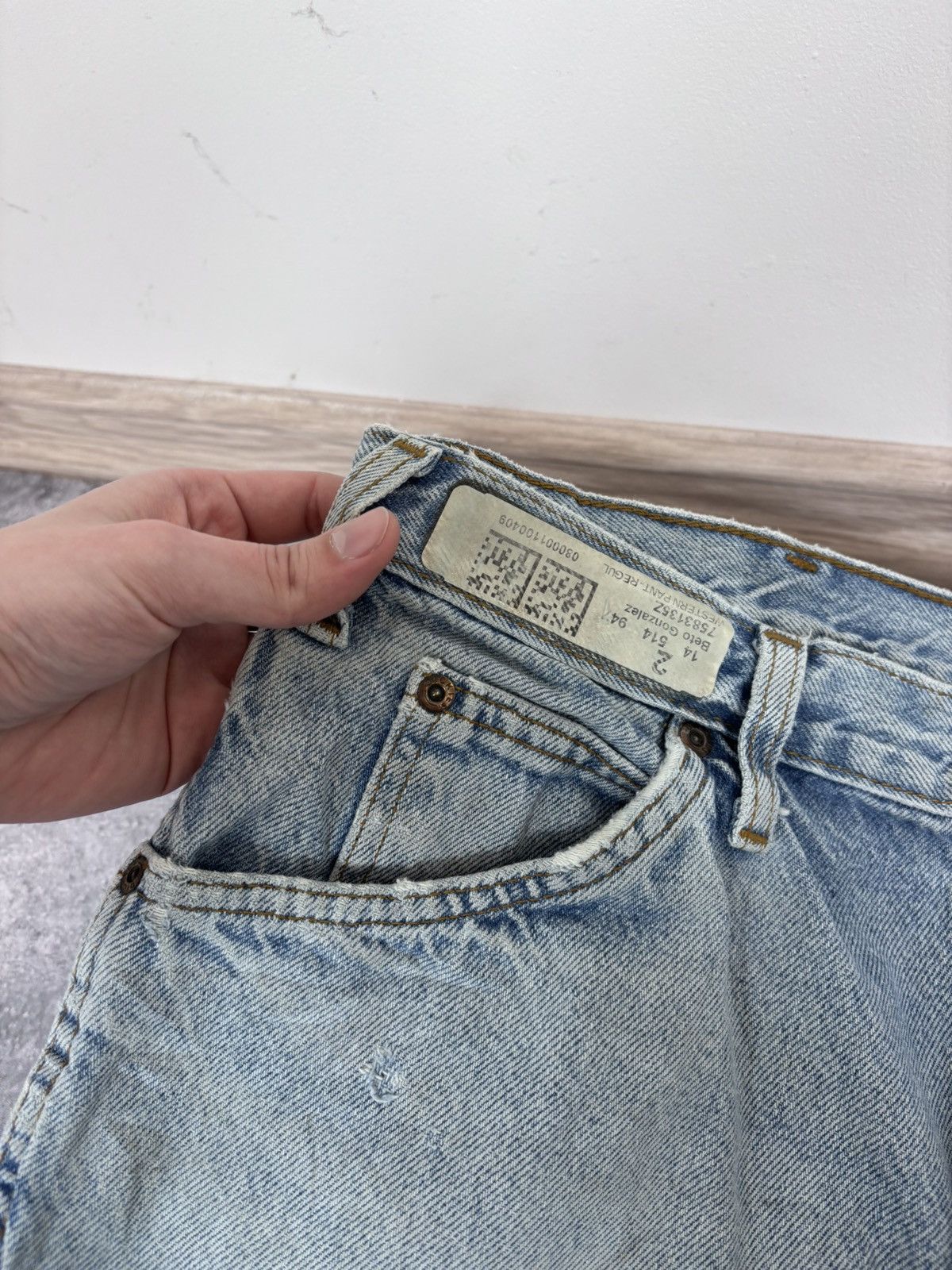 Dickies Dickies Men’s Denim Jeans Faded Light Blue Distressed Size US 38 / EU 54 - 17 Thumbnail
