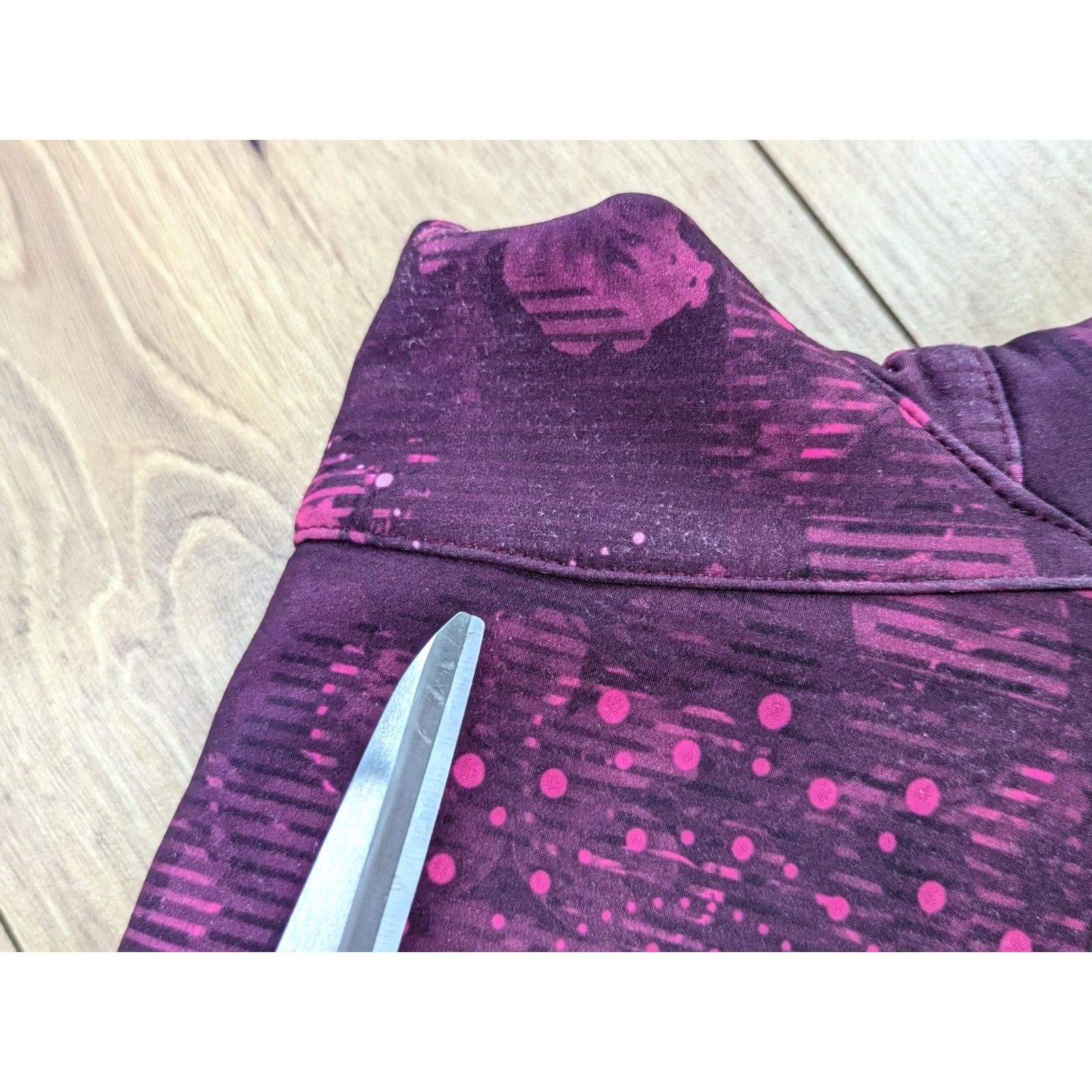 Desigual Desigual Floral Softshell Jacket Womens Size L Purple Full Zip Hooded Outdoor Size L / US 10 / IT 46 - 6 Thumbnail