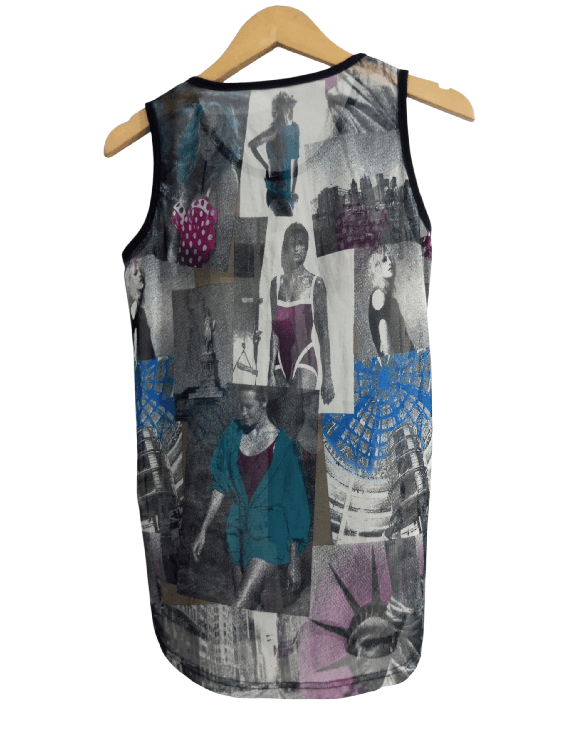 Hysteric Glamour Buru & judy mesh full print jpg style tank top Size M / US 6-8 / IT 42-44 - 5 Thumbnail