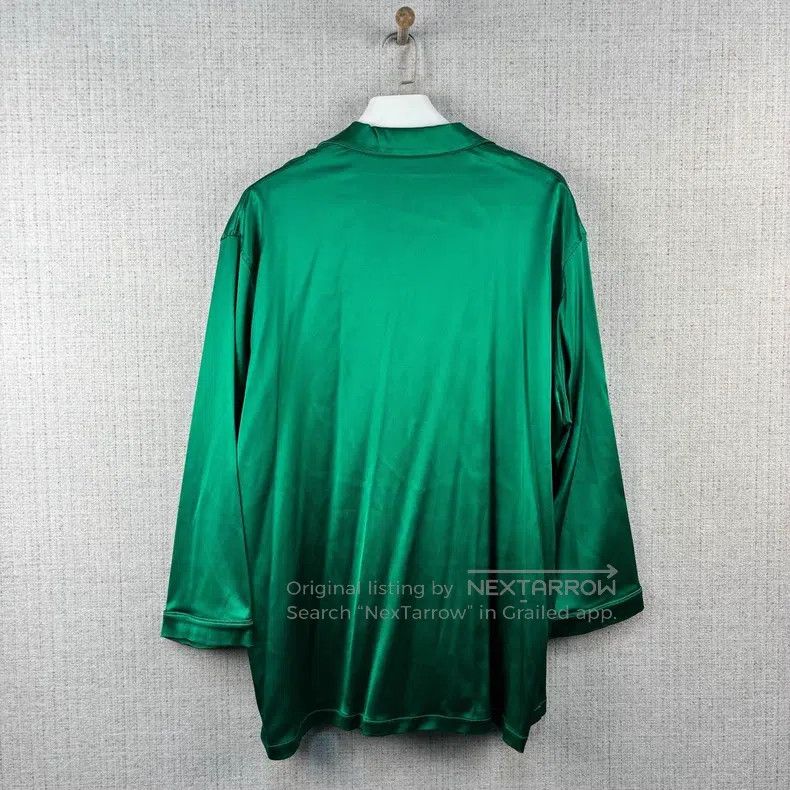 Balenciaga Balenciaga Single-Button Loose Long Sleeve Silk Shirt Size XS / US 0-2 / IT 36-38 - 3 Thumbnail