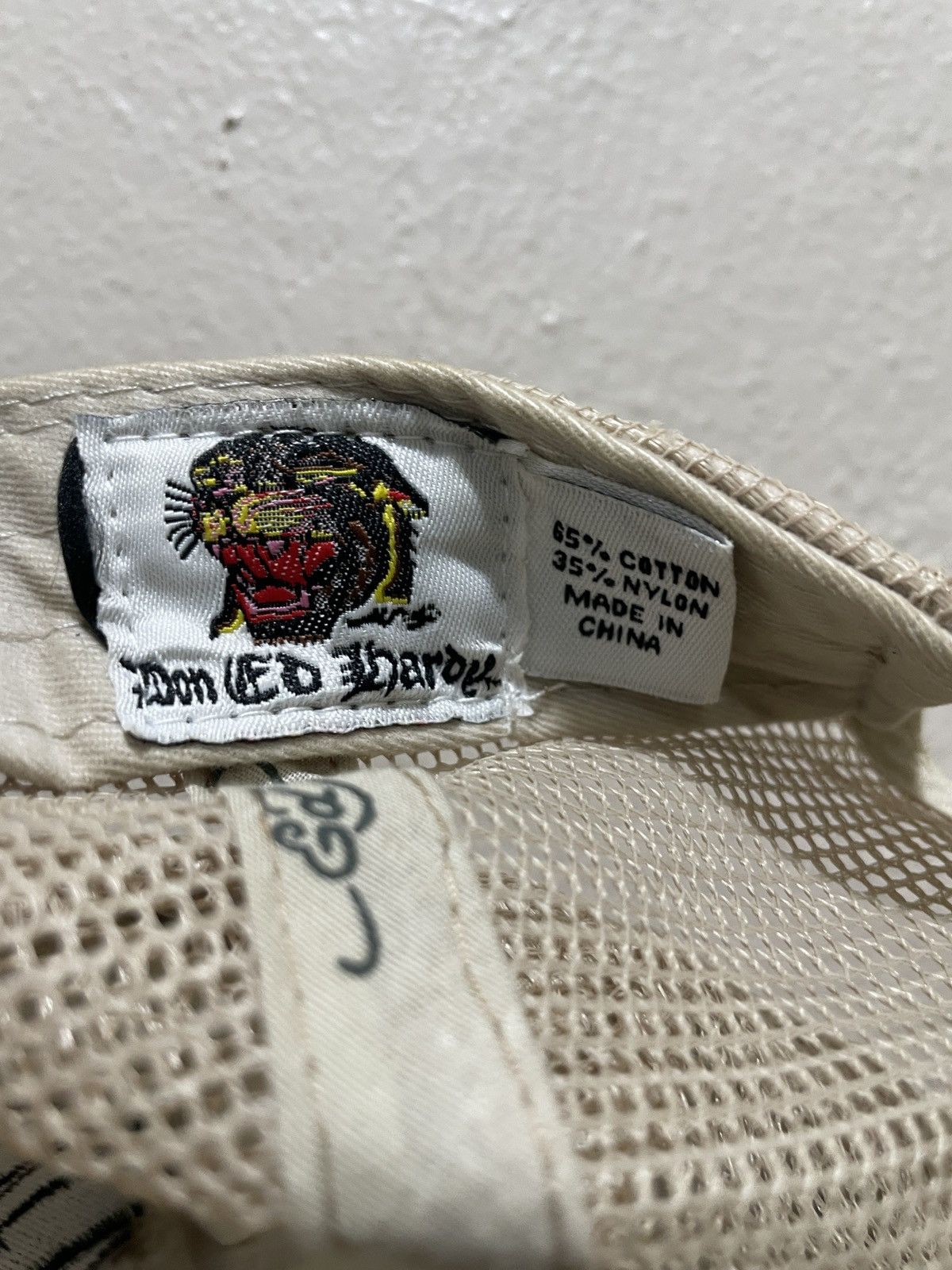Ed Hardy Don Ed Hardy Signature Snapback Cap Trucker embroidery Skull Size ONE SIZE - 7 Thumbnail