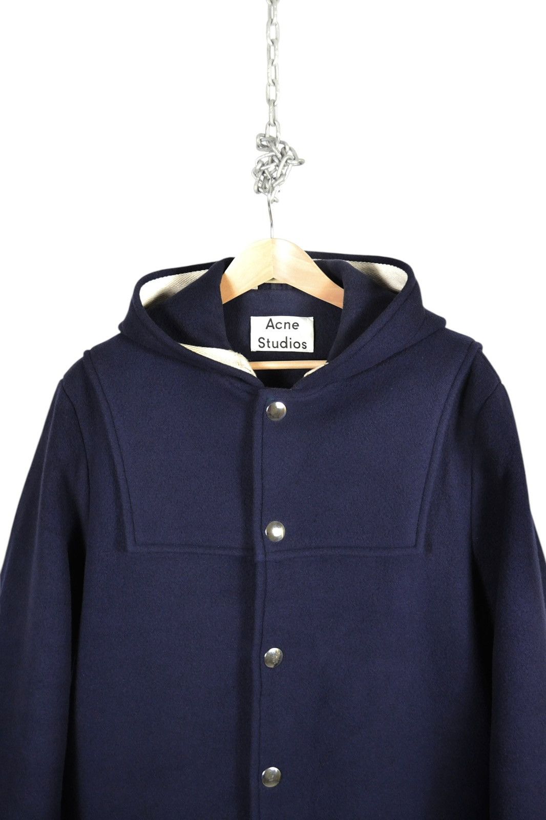Acne Studios Acne Studios Wool Hood Duffle Long Coat Jacket Size US M / EU 48-50 / 2 - 14 Thumbnail