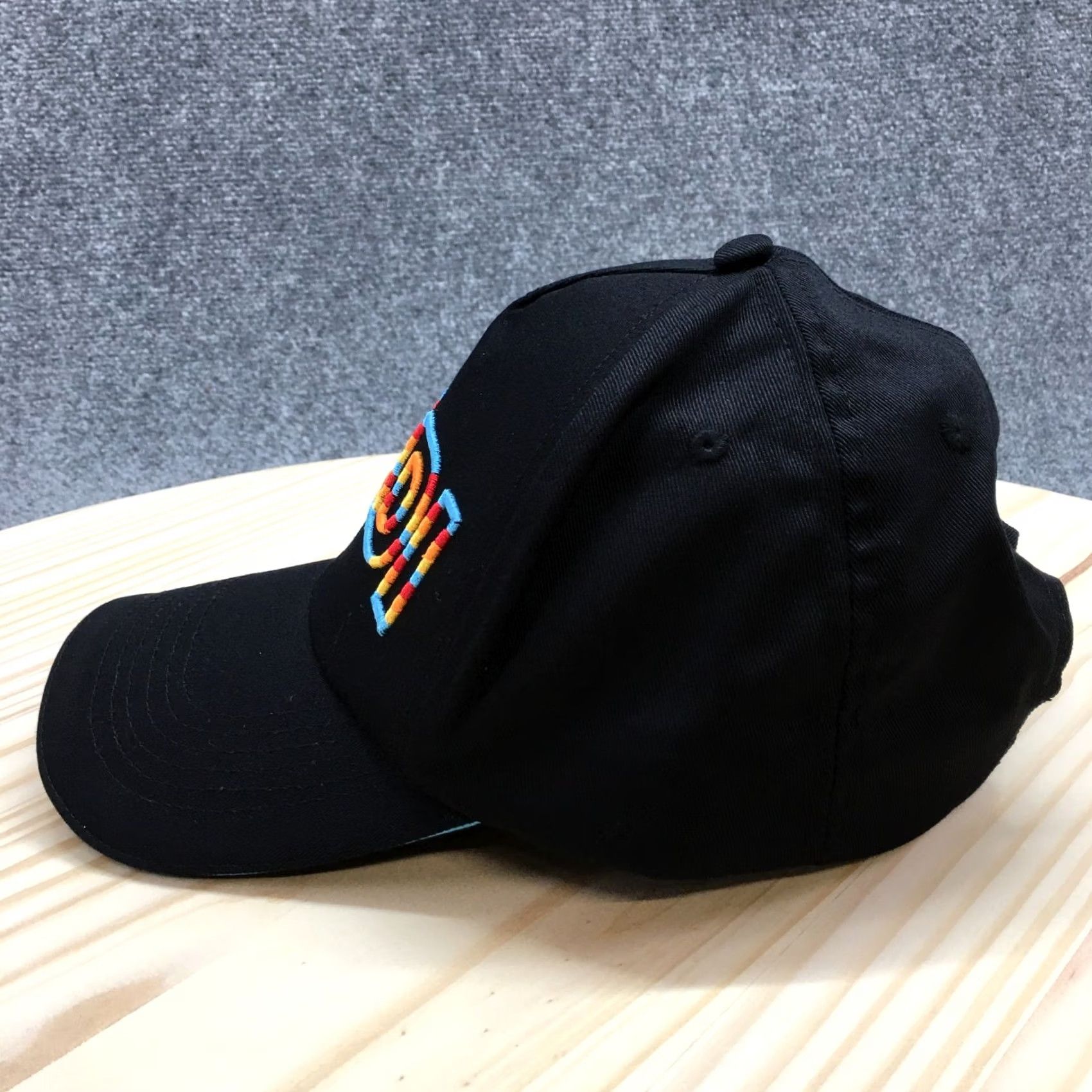 Vintage Aldi Gear Baseball Cap Black OSFA Adjustable Curved Brim Embroidered Unisex Size ONE SIZE - 6 Thumbnail