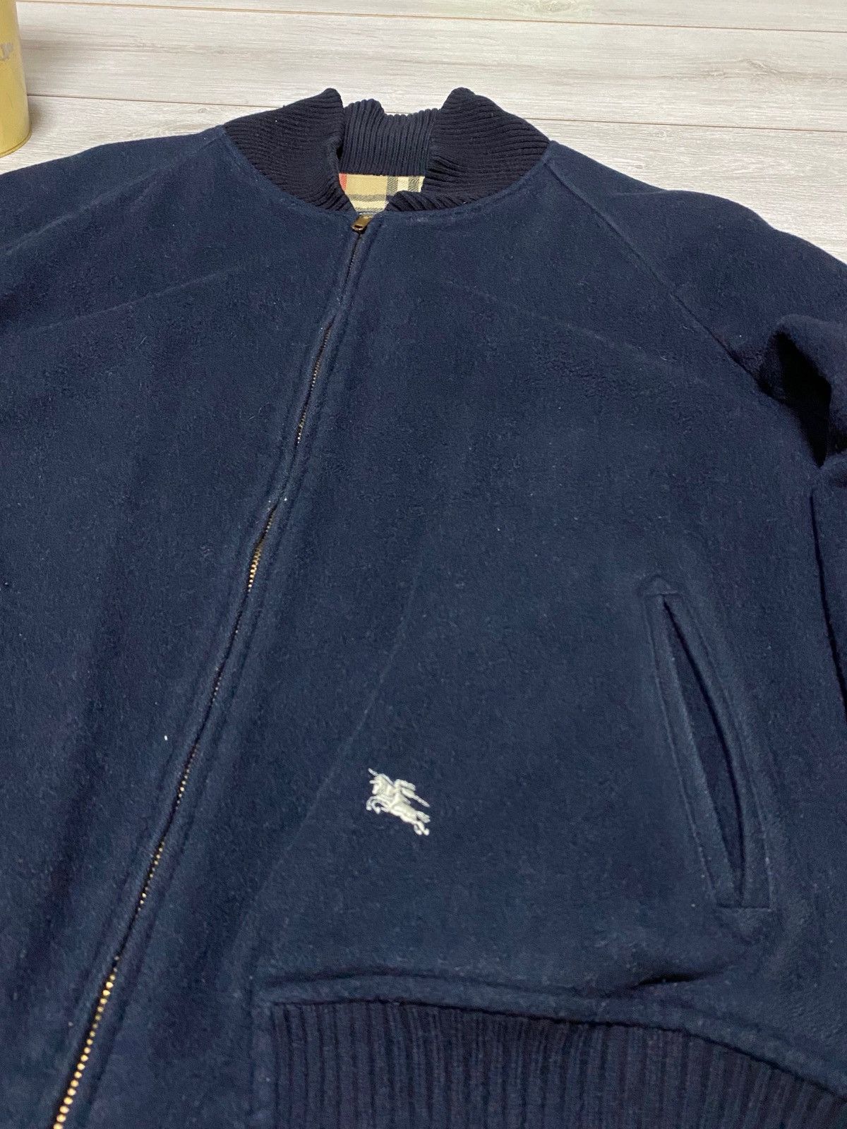 Burberry Prorsum Burberry wool zip nova check bomber jacket Size US L / EU 52-54 / 3 - 4 Thumbnail