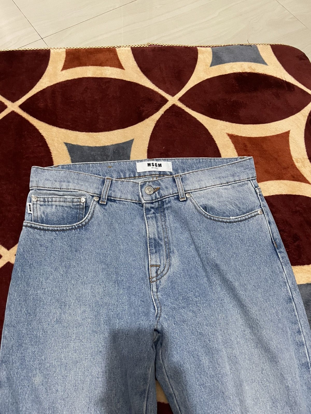 MSGM MSGM MILANO DENIM FADED DISTRESSED Size US 31 - 8 Thumbnail