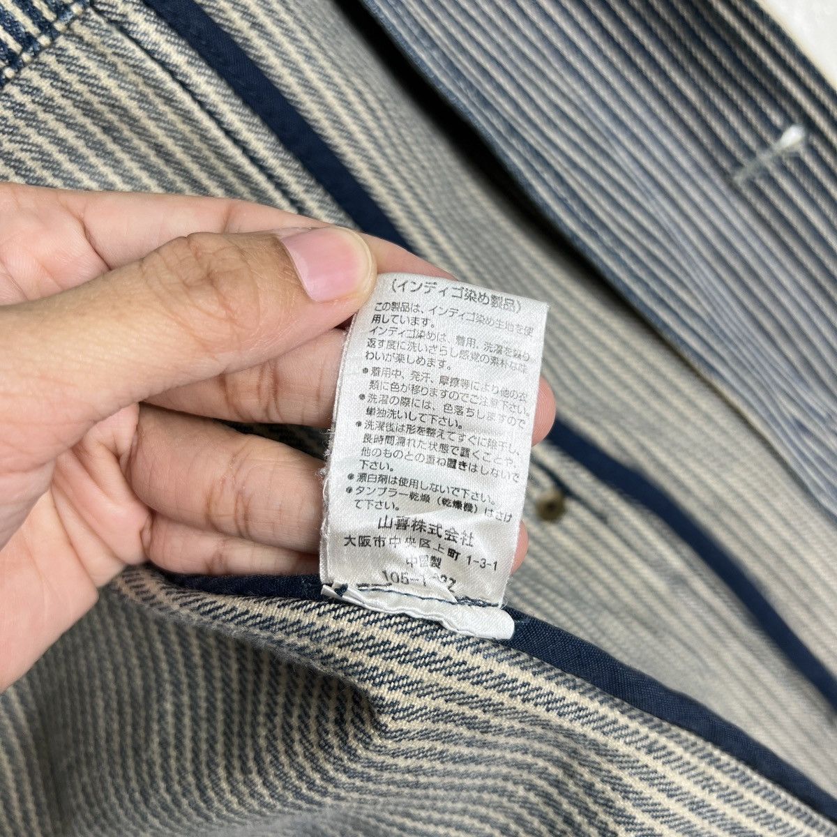 Japanese Brand 🔥 BAFFY HIKORY STRIPE CHORE JACKET Size US M / EU 48-50 / 2 - 17 Thumbnail