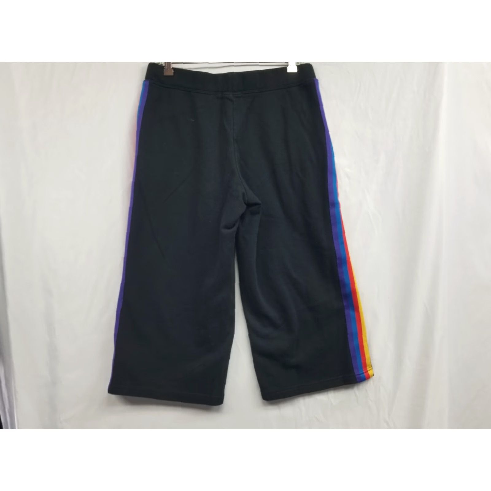Vans VANS Pants Activewear Crops Women Large Rainbow Black See Pics Off The Wall Size 32" / US 10 / IT 46 - 2 Thumbnail