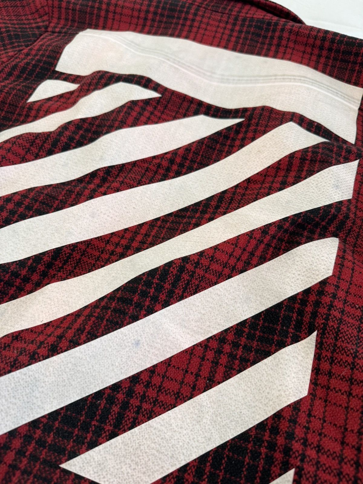 Off-White Off-White Red Tartan Flannel Size US L / EU 52-54 / 3 - 3 Thumbnail