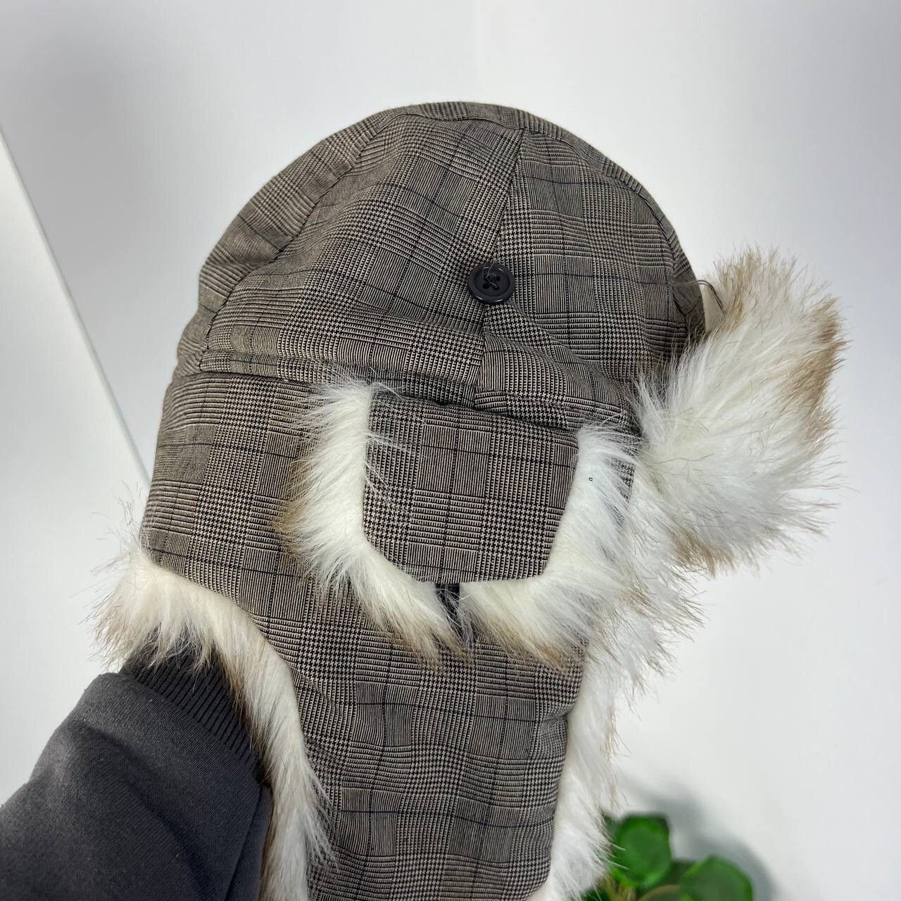 Japanese Brand Y2k Tapper Fury Faur Nylon Ushanka Hat Crazy Punk Huge Size ONE SIZE - 3 Thumbnail