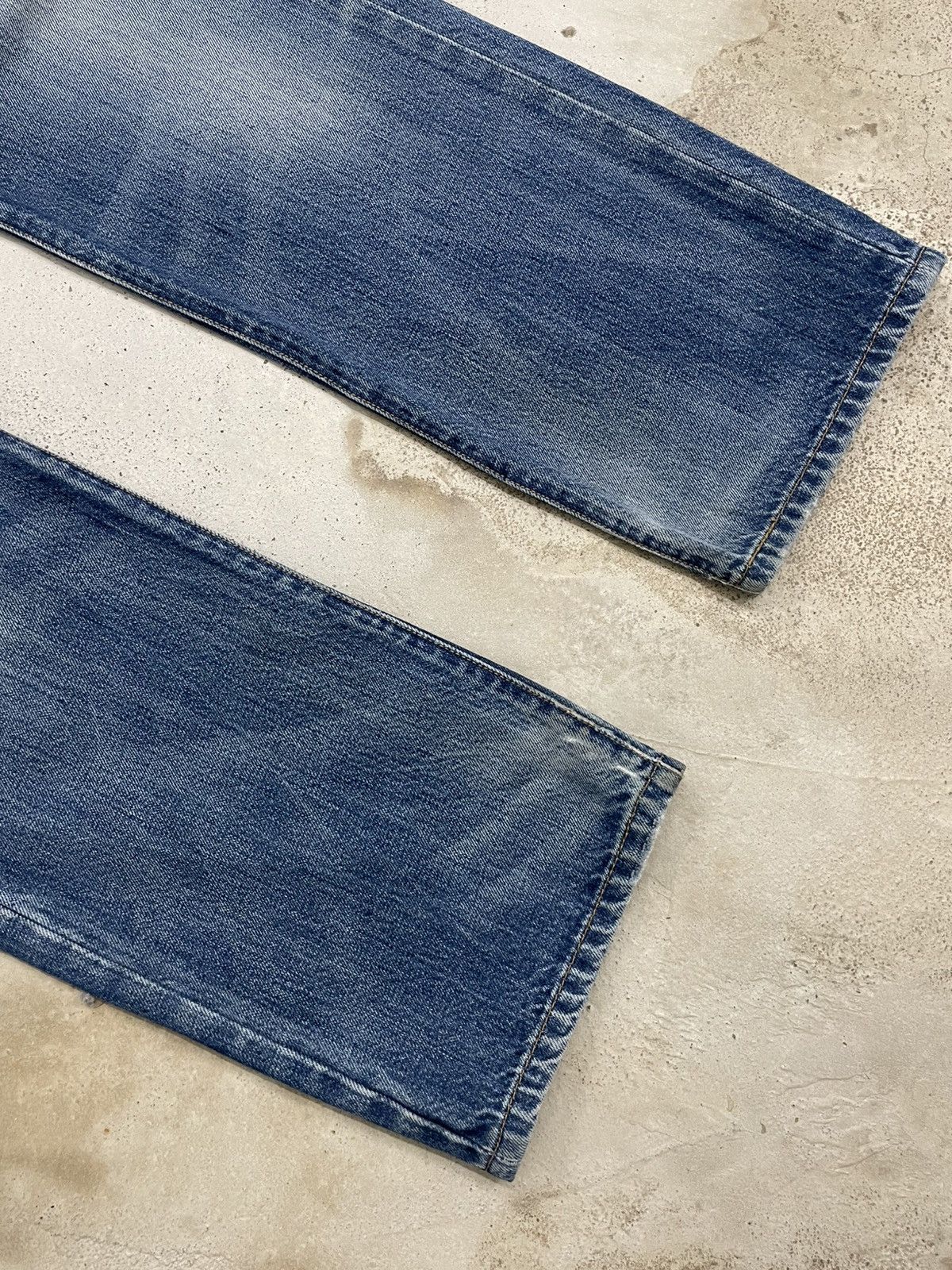 Levi's × Vintage Vintage Y2K Levis 501 Whisker Light Wash Minor Distressed Size US 32 / EU 48 - 5 Thumbnail