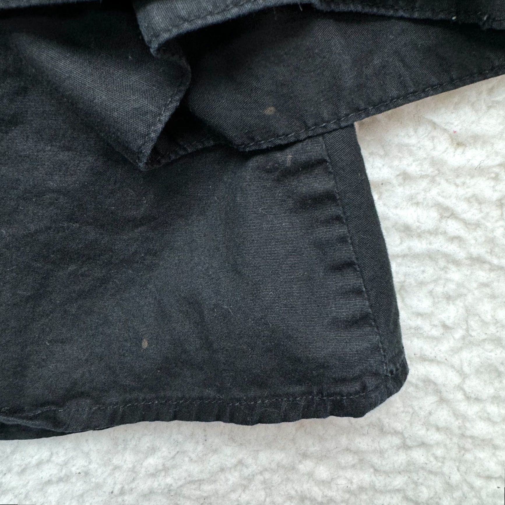 Vintage VINTAGE No Boundaries Y2K Top Button Blouse 2X Black Corpcore Office Fairy Grunge Whimsigoth Shirt Mens Women Girls Size XXL / US 16-18 / IT 52-54 - 7 Thumbnail