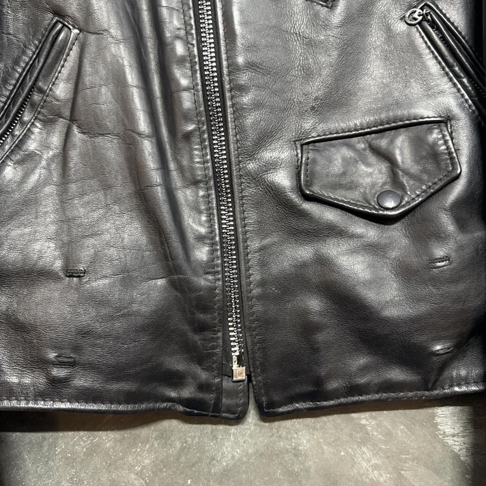 Japanese Brand × Schott × Vintage Perfecto Schott Bros 613 One Sta Vintage 60s Leather Jacket Size US M / EU 48-50 / 2 - 4 Thumbnail